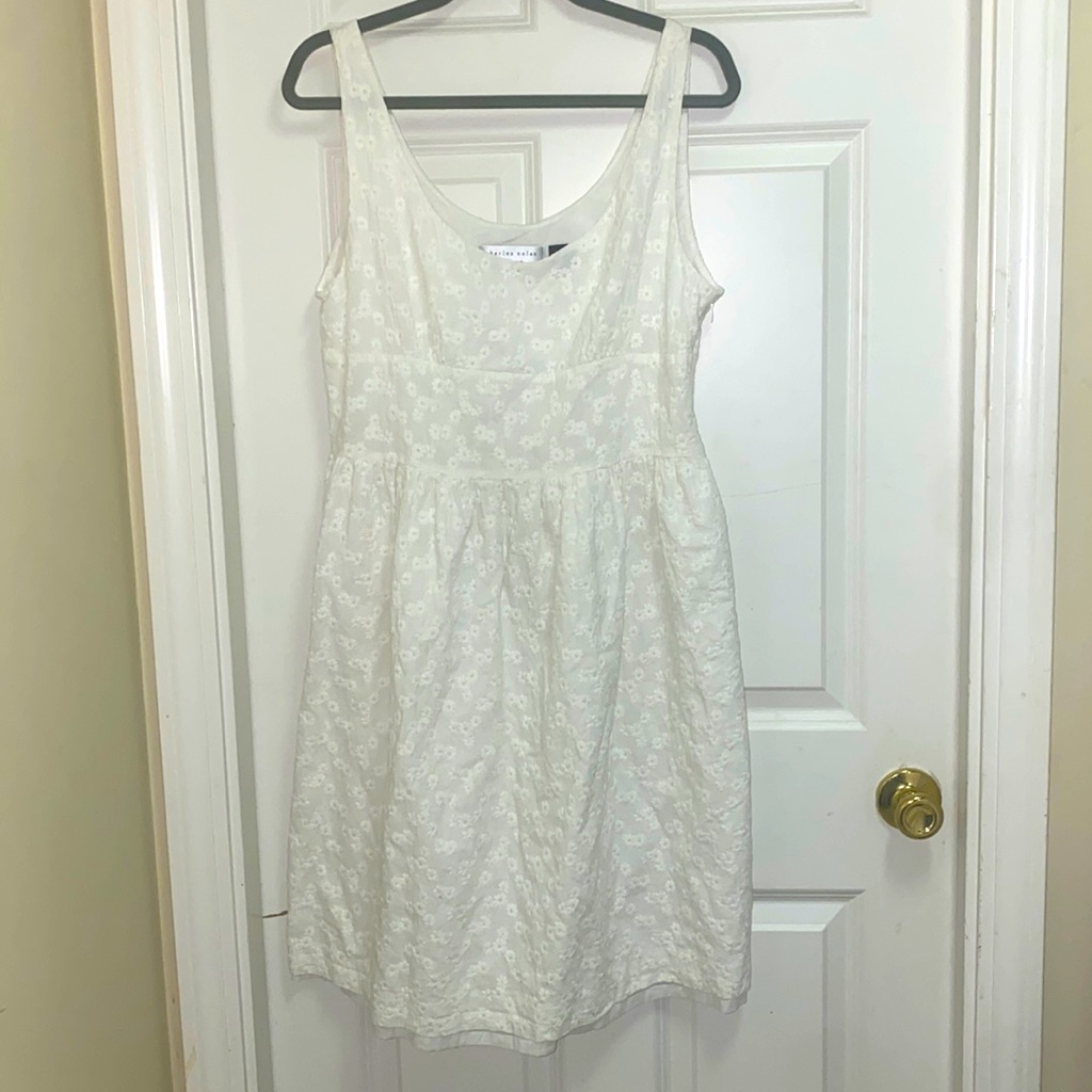 Charles Nolan Eyelet Dress